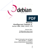 Modul Konfigurasi Debian Server 6