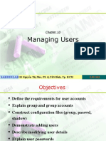 LPI 101 Ch10 Managing Users
