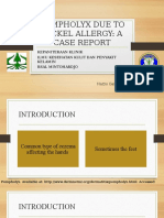 Pompholyx Due to Nickel Allergy