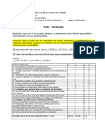 Auto Avaliação Helson Lucas Da Silva Santos