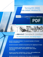 Arvind Corrotech Limited Presentation