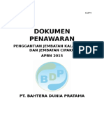 Dokumen Penawaran: Penggantian Jembatan Kalanggeta Dan Jembatan Cipaku APBN 2015