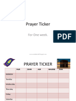 Prayer Ticker