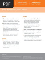 Hand Hygiene Why How and When Brochure