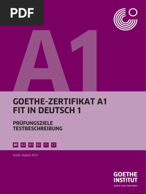 Goethe A1 Pdf