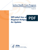 Off - Label Use of Atypical Neuroleptics