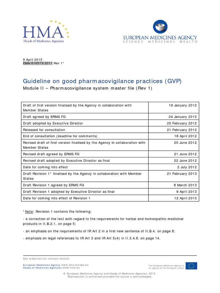 Gvp Module V Rev 2 , Risk management plans – FLEPHM