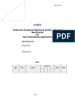 Cemtek Sample CEMS Specification May 2012