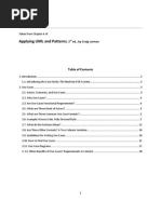 Use Cases: Applying UML and Patterns