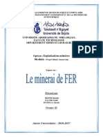 Le minerai de Fer