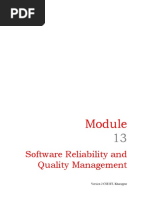 Software Reliability and Quality Management: Version 2 CSE IIT, Kharagpur