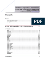 Contents Aster SQL and Function Reference - Teradata