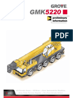 Gmk5220 para 220 Ton.