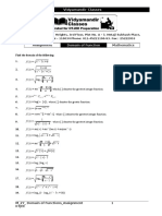 Math - 2Y - Domain of Functions - Assignment - Final