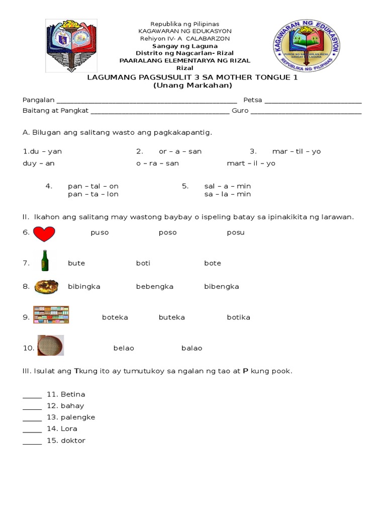 Thesis tungkol sa mother tongue pdf image