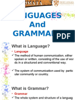 P7. Languages and Grammars