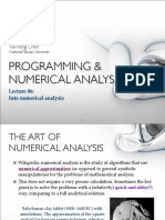 Programming & Numerical Analysis: Kai-Feng Chen