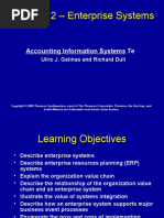 Chapter 2 - Enterprise Systems: Accounting Information Systems 7e