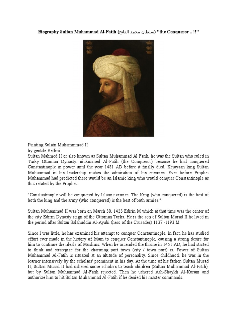 Biography Sultan Muhammad Al | PDF