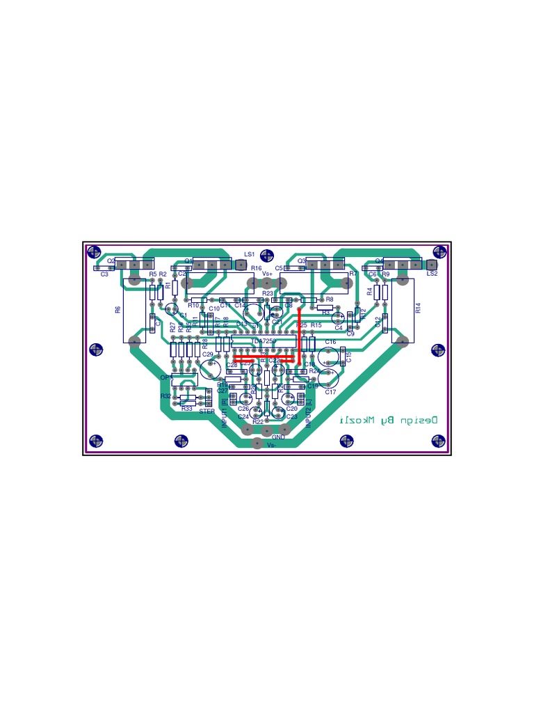 TDA7250 Circuit Component List | PDF | Business | Technology & Engineering