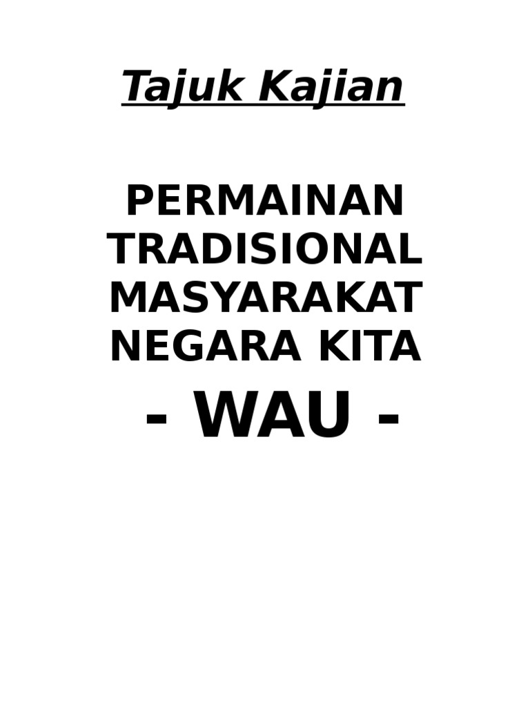 Folio Sejarah Wau Pmr 08 Pdf