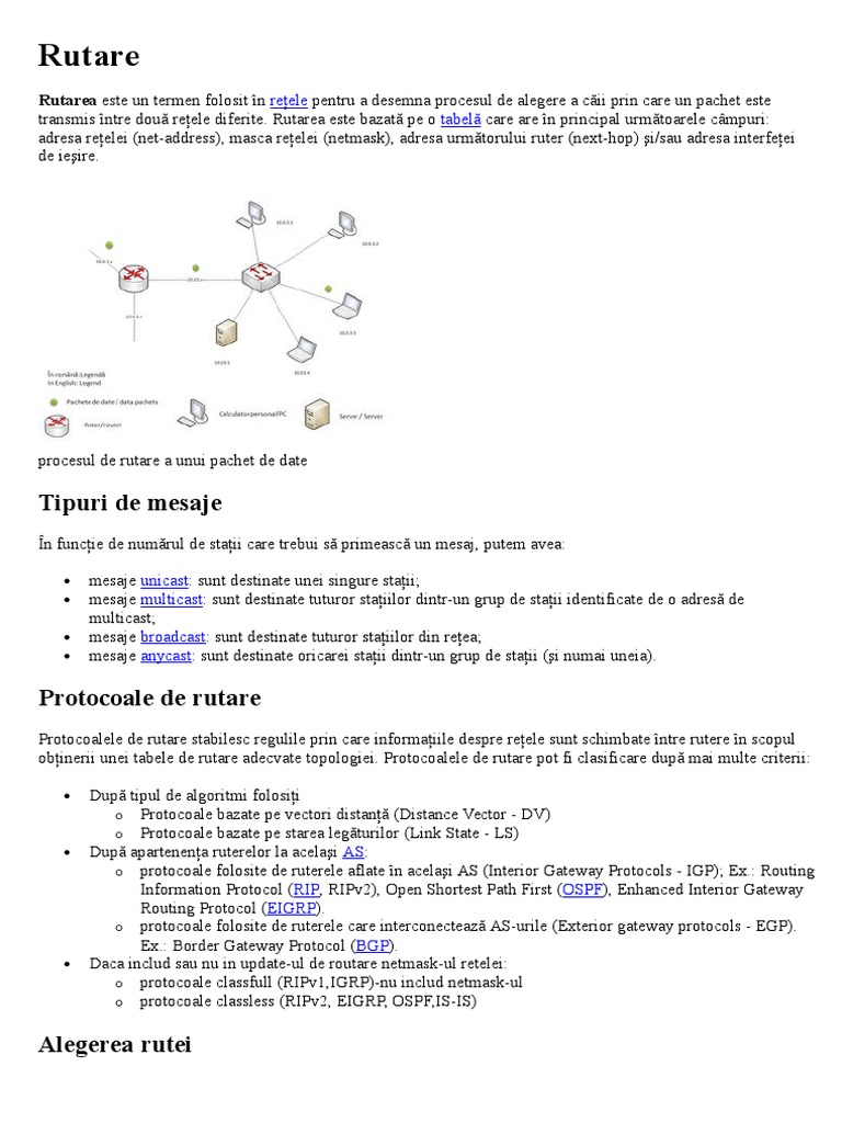 Rutare | PDF