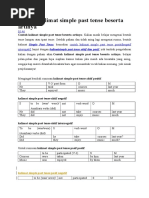 Download Contoh Kalimat Simple Past Tense Beserta Artinya by Syarifi SN336379727 doc pdf