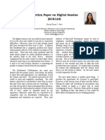 Reaction Paper On Digital Session (ECE123) : Sheryll Diane T. Abot