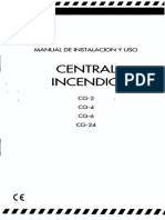 Central Incendio CG-2 a CG-24 Manual de Instalacion y Uso