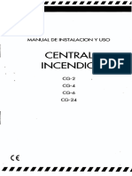 Central Incendio CG-2 A CG-24 Manual de Instalacion y Uso