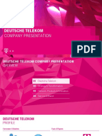 Deutsche Telekom Company Presentation Overview