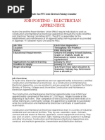 Hydro One/PWU Joint Electrical Training Committee - Hydro One Apprentice