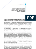 Influencia de Las Tic en Los Procesos de Enseñanza-Aprendizaje