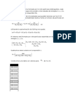 Problema Termodinámica Estadística