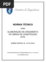 Elaboração de Orçamento de Obras de Construção Civil