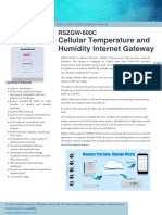 RSZGW 600C Cellular Internet Gateway Datasheet