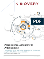 Article Decentralized Autonomous Organizations
