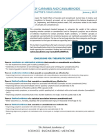 Conclusions From NAS Report The Health Effects of Cannabis and Cannabinoids Conclusions