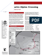 Tongariro Alpine Crossing Factsheet