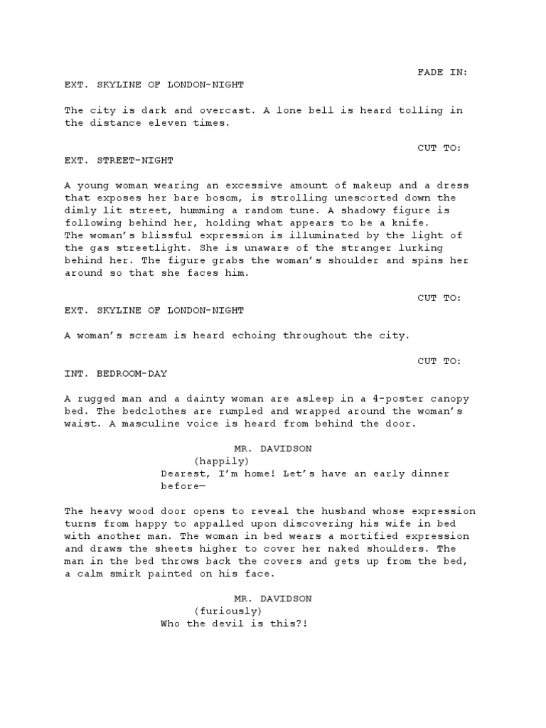 Jekyll and Hyde Rise of The Ripper Script | PDF | Dr. Jekyll And Mr ...