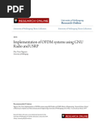 Implementation of OFDM Systems Using GNU Radio and USRP