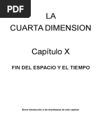 La Cuarta Dimensión - Sintesis Cap.10