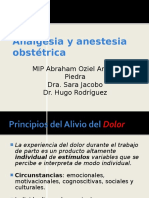 Analgesia y Anestesia Miguel Angel