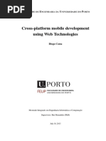 Cross-Platform Mobile Development Using Web Technologies