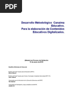 Desarrollo Metodológico  Canaima Educativo1-1