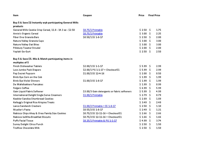 Food Lion | PDF | Food Industry | Cereals