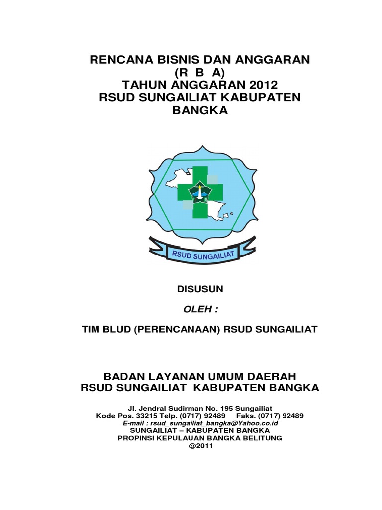 Dokumen - Tips - Rba Rsud Sungailiat PDF | PDF