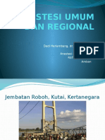 Revisi ANESTESI UMUM Dan REGIONAL