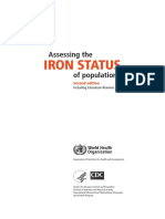 WHO Iron Status