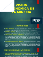 4. Vision Economica de La Mineria